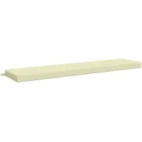 vidaXL Bankkussen SOEST 100% Polyester Crèmekleurig 170 x 40 x 8 cm
