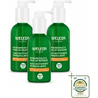 Weleda 3 x - Reinigingsolie & Make‑up Remover - 150 ml - Wasstrips - Make-up Verwijderen - Gezichtsreiniging - Oogmake-up Verwijderen - Natuurlijke Reiniging - Gezichtsverzorging