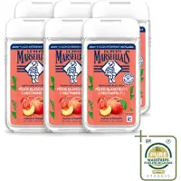 Le Petit Marseillais 6 x – Douchegel – Pêche Blanche & Nectarine Bio – 250 ml - Wasstrips - Douchegel - Biologische Douchegel - Perzik En Nectarine - Fruitige Geur - Zachte Reiniging