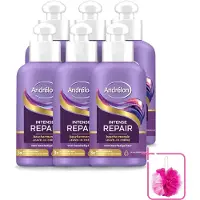 Unilever 6 x Andrélon Intense Repair Leave-In Crème - 200 ml - Voordeelverpakking - 6 stuks