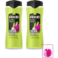 Axe 2 x – Douchegel – Epic Fresh Fresh Boost 3-in-1 – 400 ml - Bulkverpakking - Douchegel - Douchemop - Frisheid