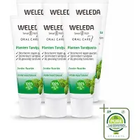 Weleda 6 x - Planten tandpasta - 75 ml - Grootverpakking - Vaatwasstrips - Natuurlijke Tandpasta - Tandvlees Kalmeren - Tanden Reinigen - Kamille-extract - Mirre