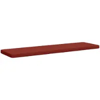 vidaXL 1-delig Bankkussen VUGHT 100% Polyester Rood 170 x 50 x 5 cm