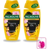 Palmolive 2 x Thermal - Douchegel - Pampering Oil - Verzorgend & Herstel - 250 ml - Bulkverpakking - Douchegel - Douchemop - Huid verzorging