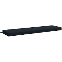 vidaXL Bankkussen SOEST 100% Polyester Donkerblauw 160 x 40 x 8 cm