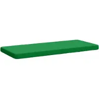 vidaXL 1-delig Bankkussen VUGHT 100% Polyester Groen 110 x 50 x 5 cm