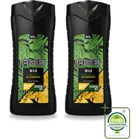 Axe 2 x - Douchegel - Wild - 400 ml - Grootverpakking - Vaatwasstrips - Douchegel - Frisheid - Mojito - Cederhout -