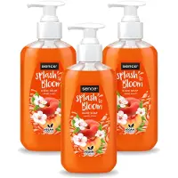Sence 3 x – Handzeep – Splash To Bloom Peach – 500 ml - Voordeelverpakking - 3 stuks