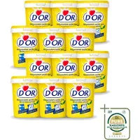 DOR 12 x - Natuurzuivere Zachte Zeep - Vast Zeepmiddel - Voor Vloeren en Was - 1 kg - Wasstrips - Natuurlijke Zeep - Reiniging - Vlekverwijdering - Vloer Reinigen - Wasgoed Reinigen
