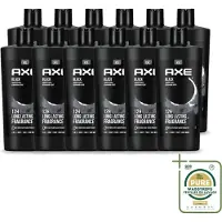 Axe 12 x – Douchegel – Black – 700 ml - Wasstrips - Douchegel - Douchegel Mannen - Douchegel Black - Douchegel Fris - Douchegel Stijl