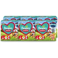 Pampers 6 x – Luierbroekjes – Pants Paw Patrol Maat 4 – 72 Luiers - Voordeelverpakking - 6 stuks