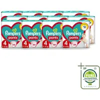 Pampers 12 x – Luierbroekjes – Pants Maat 4 – 66 Luiers - Grootverpakking - Vaatwasstrips - Luier Broekje - Luier Voor Baby - Luier Voor Peuters - Actieve Baby - Droge Luier