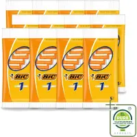 BIC 12 x - Scheermesjes - Enkel Mesje - Wegwerpmesjes - 5 Scheermesjes - Grootverpakking - Vaatwasstrips - Scheermesje - Wegwerpscheermesje - Enkel Mesje - Roestvrijstalen Mesje - Chroomcoating
