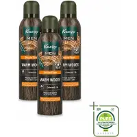 Kneipp 3 x - Douche schuim - Men - Warm Woods - Warme houtgeur - 200 ml - Grootverpakking - Vaatwasstrips - Douche Foam - Warme Houtgeur - Mannelijke Geur - Natuurlijke Verzorging - Huid Verzorging
