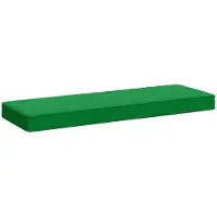 vidaXL 1-delig Bankkussen VUGHT 100% Polyester Groen 80 x 40 x 5 cm