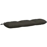 vidaXL Bankkussen VIANEN 100% Polyester Antraciet 120 x 30 x 12 cm
