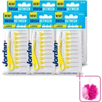 Jordan 6 x - Between L - Interdentale ragers - 0.7 mm - 10 Ragers - Bulkverpakking - Interdentale reiniging - Douchemop - Tandplak verwijderen