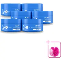 Taft 6 x - Ultra 2 - Gel Wax - Wetlook - 75 ml - Bulkverpakking - Haartypen - Douchemop - Gel wax