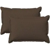 vidaXL Kussen met kussen HOUTEN 2 st Taupe Faux Linnen