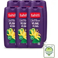 Tahiti 6 x – Douchegel – Ylang Ylang - 315 ml - Grootverpakking - Vaatwasstrips - Douchegel - Ylang Ylang Douchegel - Douchegel Voor Huidverzorging - Exotische Geur Douchegel - Milde Douchegel