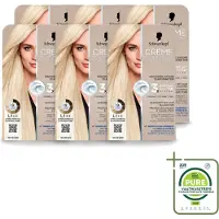 Schwarzkopf 6 x - Haarkleuring - Creme Supreme L1++ - Extreme Lightener Plus - 245g - Grootverpakking - Vaatwasstrips - Haarkleuring - Blondeer - Haarverzorging - Lichtmaken - Permanente Kleur