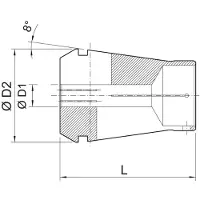 Haimer Spantang Power Collet ER25 8mm