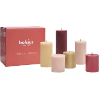 Bolsius kaarsen Rustiek Haptic Luxury (set van 6)
