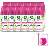 Air Wick 12 x – Navulling – Ontspannend – 250 ml - Bulkverpakking - Ontspannend - Douchemop - Rustgevend