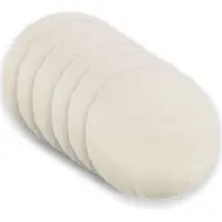 vidaXL Kussensloop 6 st HEERLEN Crèmekleurig Diam. 60 cm Bouclé