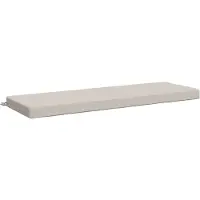 vidaXL Bankkussen SOEST 100% Polyester Wit 150 x 50 x 8 cm
