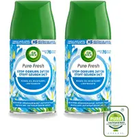 Air Wick 2 x – Navulling – Freshmatic Pure Lentedauw – 250 ml - Grootverpakking - Vaatwasstrips - Lentedauw - Geur - Parfum - Geurverspreiding - Geurneutralisatie