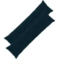 vidaXL Kussensloop 2 st HEERLEN Marineblauw 40 x 145 cm