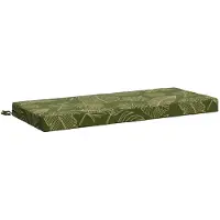 vidaXL Bankkussen SOEST 100% Polyester Blad Design 110 x 50 x 8 cm