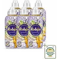 Robijn 6 x – Wasverzachter – Intense Spa Sensation – 765 ml - Wasstrips - Wasverzachter - Eucalyptus - Lavendel - Frisheid - Wellness