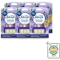 Ambi Pur 6 x - 3Volution - Navulling - Lavendel - 20 ml - Wasstrips - Geurverspreider - Luchtverfrisser - Lavendel - Frisheid - Geurblindheid