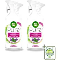Air Wick 2 x Pure - Luchtverfrisser Spray - Essentiële Oliën - Lavendel - 250ml - Grootverpakking - Vaatwasstrips - Luchtverfrisser - Lavendel - Essentiële Oliën - Ontspanning - Sfeer