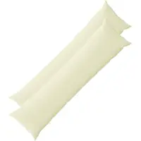 vidaXL Kussen met kussen HEERLEN 2 st Crèmekleurig Polyester