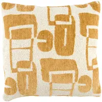 Light & Living - Sierkussen LYSS - Geel - 45x45x10 cm