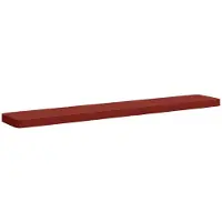 vidaXL 1-delig Bankkussen VUGHT 100% Polyester Rood 200 x 30 x 5 cm