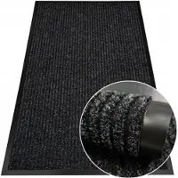 Oxide Woonmat Zwart 120x240 cm - Professionele Deurmat voor Huis & Bedrijf