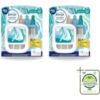 Ambi Pur 2 x - 3Volution - Starterkit - Fresh Linnen - 20 ml - Grootverpakking - Vaatwasstrips - Geurwisseling - Frisse Linnengeur - Geurverspreiding - Geurbeleving - Automatische Geurwisseling