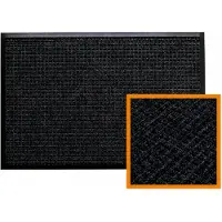 Kleen-Tex Water Horse Deurmat Zwart 240x115 cm - Waterabsorberend & Antislip