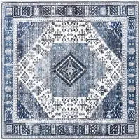 vidaXL - Tapijt - ORIZ - Donkerblauw - 240 - x - 240 - cm - 100% - Polyester
