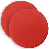vidaXL Kussen met kussen HEERLEN 2 st Rood Polyester