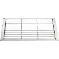 Maan Metalen Deurmat Staal 40x60 cm - Duurzaam & Roestbestendig