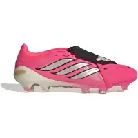 Adidas Predator Pro FT Gras Voetbalschoenen (FG) Felroze Zilvergrijs Zwart Goud