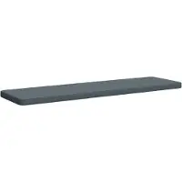 vidaXL 1-delig Bankkussen VUGHT 100% Polyester Blauw 200 x 50 x 5 cm