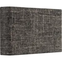 Euluna Wandlamp Amarela B, dimbaar, zwart, Woon-/ Eetkamer, Textiel / Stof / Zijde, Modern, Wandlamp