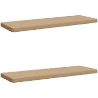 vidaXL 2-delige Bankkussens VUGHT 2 st 100% Polyester Zand