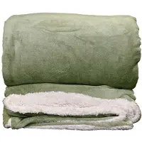 Unique living Plaid Lars XL 220x240cm tea green